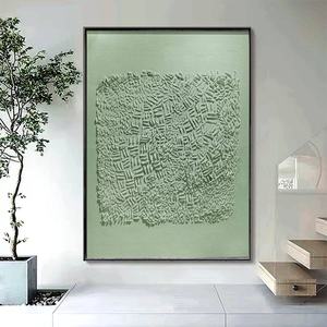 Arte Mural Moderno en Lienzo, Estilo Wabi Sabi, Hecho a Mano, Textura 3D Acrílica, Obra de Arte de Naturaleza Muerta, Decoración de Pared con Marco para Sala de Estar y Hogar - Product Image 1