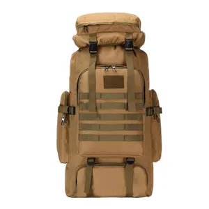Large Capacity Outdoor Molle System Travelling Hiking mochila 70L 80L Tactical Backpack 60L Backpack For hiking