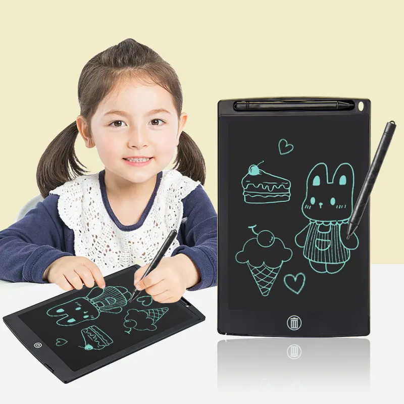 12 Inch Kids Writing Board Electronic Graphic Drawing Tablet Erasable Portable Doodle Mini Board