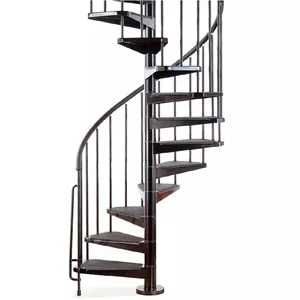 2022 Prima özel karbon çelik paslanmaz çelik yeni tasarım Metal dökme demir Spiral merdiven