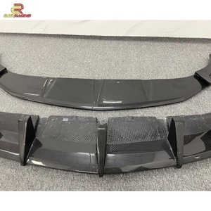 Topcar Style Gloss Dry Carbon Fiber Auto Parts Front Bumper Lip Front <b>Diffuser</b> for Lambo URUS 2018-2019 - Product Image 6