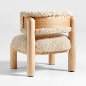 Sassanid OEM norteamericano más popular sala de estar reconfortante asiento <span class=keywords><strong>Harper</strong></span> Shearling Accent silla - Product Image 3