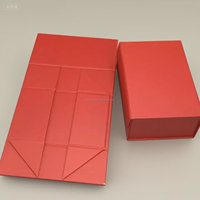 Boîte d'emballage pliable magnétique de luxe rose avec logo personnalisé Boîtes d'expédition en carton à fermeture magnétique pour chaussures vêtements vêtements
