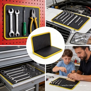 Yunbei Yb Magnetic Tool Mat Folding Leather Storage Tray For <b>Small</b> Hardware Tools 700.5g Yellow - Product Image 5