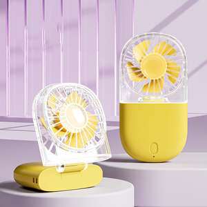 Ventilador Portátil Mini Plegable con Enfriamiento por Aire, Recargable por USB, Motor sin Escobillas, Nuevo Diseño para Colgar en el Cuello, Uso en Exteriores, en Inglés - Product Image 6