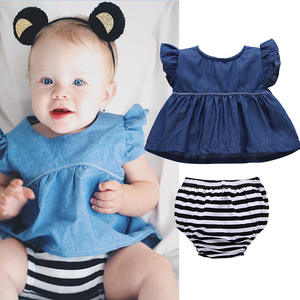 Ropa Barata para Bebés, Vestidos para Niñas, Pantalones, Conjuntos con Leggings Cortos, Muestra Gratis de China - Product Image 3