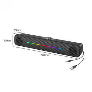 Barre de son stéréo filaire pour ordinateur et téléviseur, son surround 4D, caisson de basses, radio FM, LED pour ordinateur portable, PC, home cinéma - Product Image 6