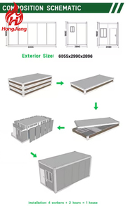 <span class=keywords><strong>Cabin</strong></span> chim 20ft Modular Tiny nhà đã sẵn sàng để tàu <span class=keywords><strong>cabin</strong></span> container nhà có thể tháo rời văn phòng Pod tùy chỉnh Tiny xây dựng trang web - Product Image 5