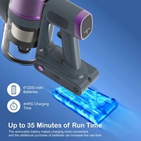 Aspirateur portatif à main pour usage domestique, aspiration puissante pour le nettoyage des tapis et des sols durs