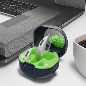 Venta caliente APP Control Inalámbrico BT Auriculares TWS Auriculares con cancelación de ruido Audífonos digitales recargables - Product Image 1