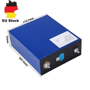 EU DDP Delivery 3.2V 280AH 320AH 280K Deep Cycle Rechargeable LiFePO4 Battery Cell for Solar Energy System