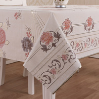 Nappe en dentelle imprimée, design moderne, pour la maison et l'hôtel, nappe en PVC