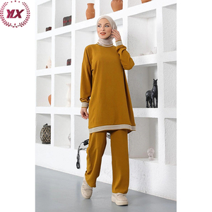 Hồi Giáo Phụ Nữ Tracksuit 2023 New Chất Lượng Cao Hồi Giáo Thể Thao Mặc Đầy Đủ Bìa Hoody Phong Cách Áo Với Quần - Product Image 2