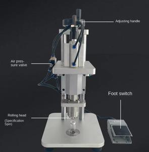 Machine de capsulage et de scellage orale entièrement pneumatique CHINCAN pour flacons et bouteilles, automatique, en plastique de qualité alimentaire, avec cœur PLC, facile à utiliser - Product Image 5