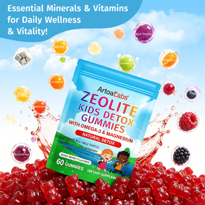 ArtoaLabs Marque Privée OEM Gummies de Clinoptilolite et de Zéolite Extra Fortes pour Adultes et Enfants pour la Détoxification Hépatique, l'Énergie, la Concentration et le Soutien Musculaire - Product Image 5