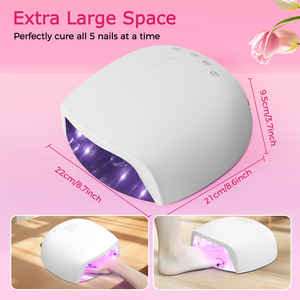 Lampe à ongles UV LED <span class=keywords><strong>Melodysusie</strong></span> Plus30T 30W professionnelle pour ongles en gel, 3 minuteurs, capteur intelligent, écran LCD, plateau amovible, durcissement rapide - Product Image 5