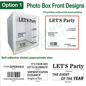 Boîte Photo Booth Portable en Verre avec Structure en Tissu Tendu et Tube en Alliage d'Aluminium, Miroir Intégré, Cabine Photo pour Fêtes - Product Image 4