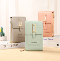Grosir Dompet Ponsel Satu Tali Selempang Wanita Model Baru, Tas Mini Fashion Versi Korea, Dompet Ponsel Vertikal