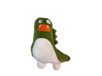 Jouets en peluche pour animaux de compagnie, mignons petits dinosaures interactifs pour soulager l'anxiété des chiens, utilisation intérieure et extérieure
