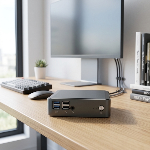EGLOBAL  CPU  Intel Pentium Gold 5405U Dual Cores Four Threads 2xDDR4 Max 64 Gb 6usb+3display Port 4k Portable Mini Pc Win8.1/10