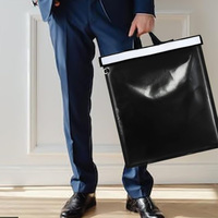 Ensemble de 5 sacs anti-RFID, pochette Faraday ignifuge pour téléphones portables, clés de voiture, ordinateurs portables, tablettes, GPS, anti-piratage