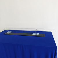 Vitrine murale horizontale en acrylique pour batte de baseball, présentoir mural en lucite