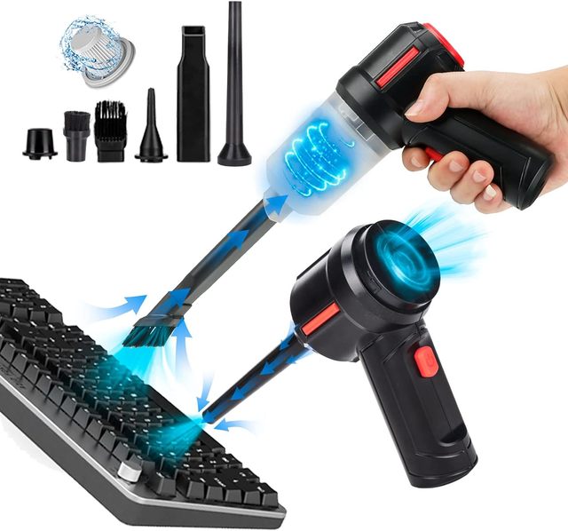 HF103 Wireless 3 In1 Portable Vacuums Car Cleaner Mini Electric Dust Blower Vacuum Handheld Strong Suction Car Vacuum Cleaner