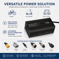 Chargeur de batterie 12V 24V 36V 48V 60V 72V 84V 96V 4.5-20A Chargeurs Li-Ion chargeur de batterie de moto pour chariot élévateur électrique