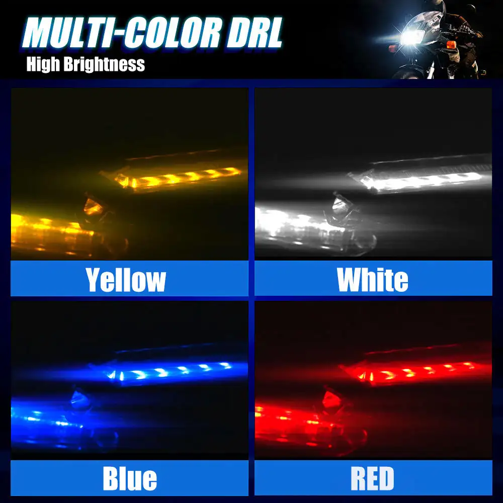 MOTOLED sinyal belok LED, untuk sepeda motor sepeda listrik aksesori Boxer Bajaj