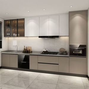 Precio de fábrica Armarios de cocina completos Juego de muebles Diseño de gabinetes de cocina personalizados modernos - Product Image 4