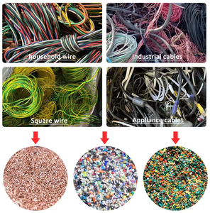 Kupferdraht-Zerkleinerung maschinen Draht granulat Abfalls chrott kabel Recycling Kupfer brecher Elektrische Drahts chl eifer Vaner Machinery - Product Image 6