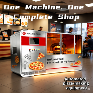 Machine à pizza semi-automatique, robot à pizza, machines à pizzas, boîte à pizza, planche à pizza, four à pizza d'intérieur - Product Image 5