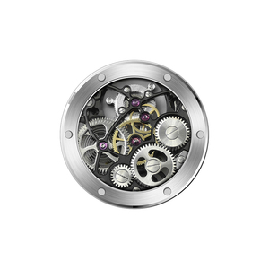 Business Casual Luxury Men's Skeleton Tourbillon Mechanical Watch Scratch-Resistant Sapphire <b>Crystal</b> <b>Top</b>-Grain Leather Strap 50m - Product Image 5