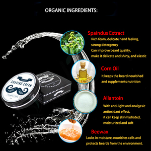 Gel <span class=keywords><strong>da</strong></span> <span class=keywords><strong>Barba</strong></span> Personalizzato con Logo Crema <span class=keywords><strong>da</strong></span> <span class=keywords><strong>Barba</strong></span> per Uomo MOQ 50 Pezzi - Product Image 3