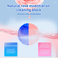 Nettoyeur de cuvette de toilette de Offre Spéciale de parfums de rose de bloc de toilette de ménage en gros 50g