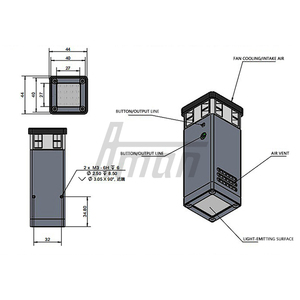 Sistema de Curado UV LED Portátil de Mano con Interruptor de Pie y Botón Manual, 395nm-3W/cm², Lámpara de Curado UV LED Pequeña para Tinta UV de Cámara - Product Image 6