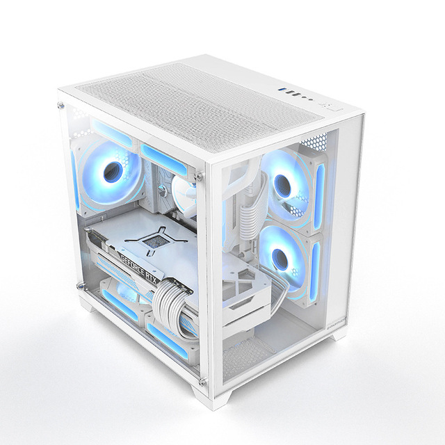 2024 Gaming Pc Gamer Desktops Micro Atx Case Gaming Pc Case Tower Wholesale Matx Gaming Desktop Computer Case With Custom