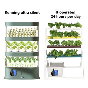 Pompe à eau submersible aéroponique commerciale silencieuse OEM 100W Rectangle en plastique pour étang Système <span class=keywords><strong>de</strong></span> <span class=keywords><strong>tour</strong></span> hydroponique à usage agricole - Product Image 3