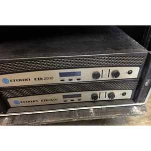 1 Unidad de Amplificador de Potencia Crown CDi2000 USADO en Funcionamiento H - Product Image 2