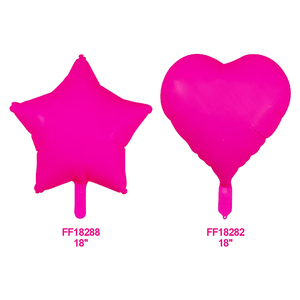 Nouveau Style électrique néon rose coeur étoile feuille ballon fête décoration Starbursts papillon ballon en gros numéro feuille ballon - Product Image 2