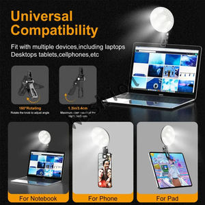 פנס כיס נייד פופולרי GZ-668 עם גודל קטן, חיי סוללה חזקים, טעינה מהירה ומתאים לשידור חי בחוץ - Product Image 4