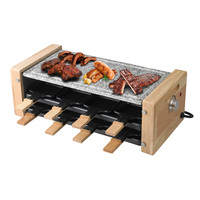 Portable Électrique Grill Pan BBQ Rôtissoire En Plein Air Fumeur Table Coréen Camping Interchangeable Grill Plaque Réglable Ménage