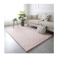 Chinois en gros de luxe Karpet conception personnalisée tapis salon canapé fausse fourrure tapis et tapis lapin fourrure tapis