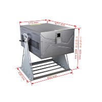 Proyector de haz láser RGBW de 120 vatios, dispositivo láser para Club de iluminación exterior con Software DMX FB4, espectáculo de luces de referencia Sky High Building
