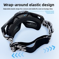 Lunettes de sport d'extérieur en plastique transparent, coupe-vent, anti-sable, pour le ski et le cyclisme – Nouveau style, vente en gros usine