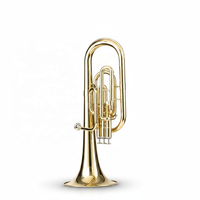 Factory Price Gold Lacquer Eb Key Brass Alto Horn With Case