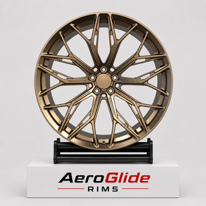 Cerchi da Corsa Forgiati in Lega di Alluminio <span class=keywords><strong>ARG</strong></span> D054 Multi, Personalizzati, Bronzo Spazzolato, Concavi Profondi, 5x114.3 5x112 5x120 per Audi - Product Image 1