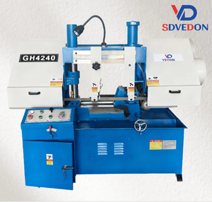 เครื่องเลื่อยสายพานไฮดรอลิก SDVEDON GH4240 |   มอเตอร์และเกียร์ 4 กิโลวัตต์ |   ความสามารถในการตัด 400x400 มม. |   เครื่องตัดอุตสาหกรรม - Product Image 1