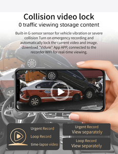 Thiết kế mới 3 inch 4K 3 ống kính Hide phong cách xe Dashcam ghi - Product Image 6