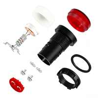 Lampe pilote LED rouge étanche à usage industriel, borne à vis AD16-22DS, 110V, trou de montage 22mm, plastique IP40, durée de vie 30000 heures